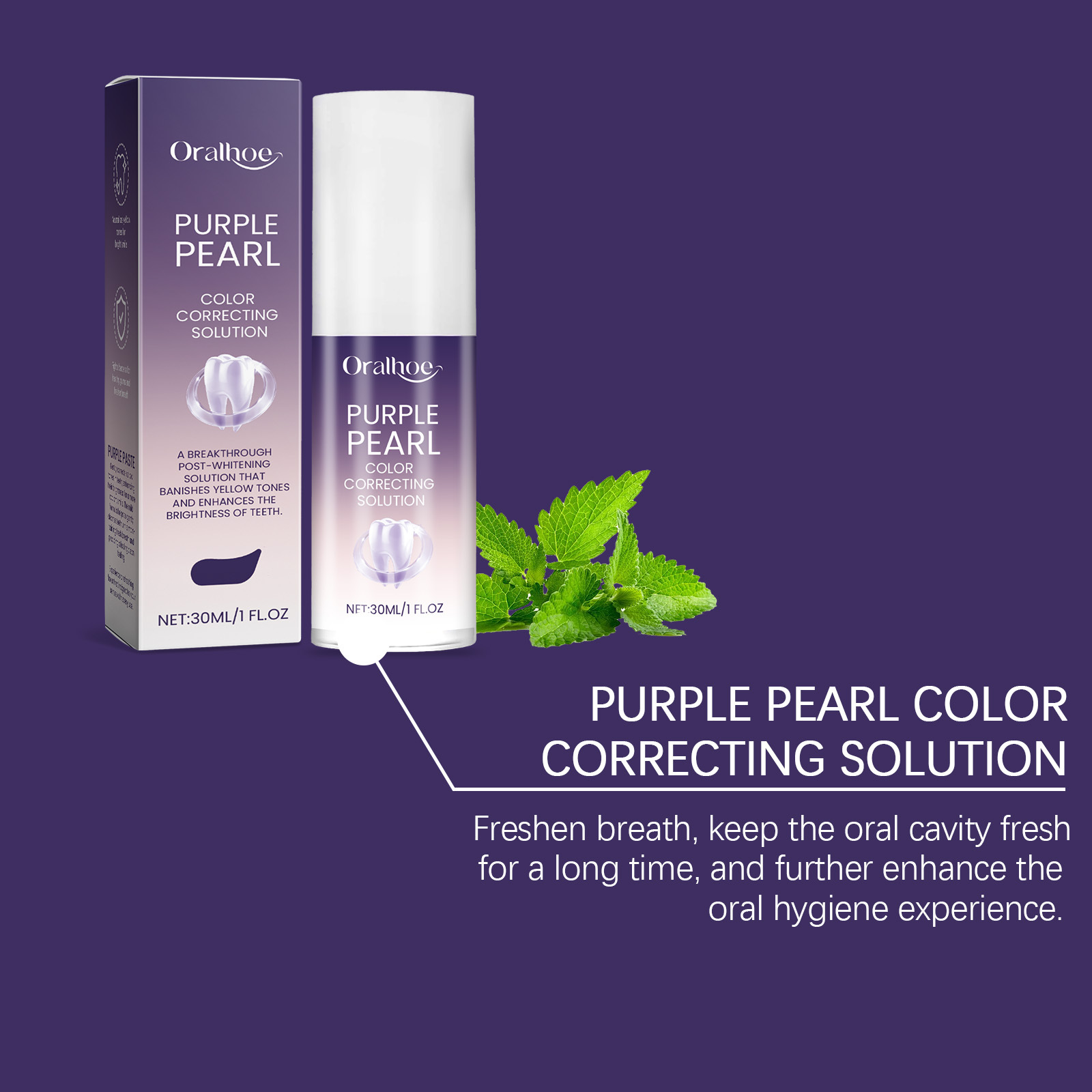 Teeth Whitening Mousse - 2026 New Purple Teeth Whitening Mousse