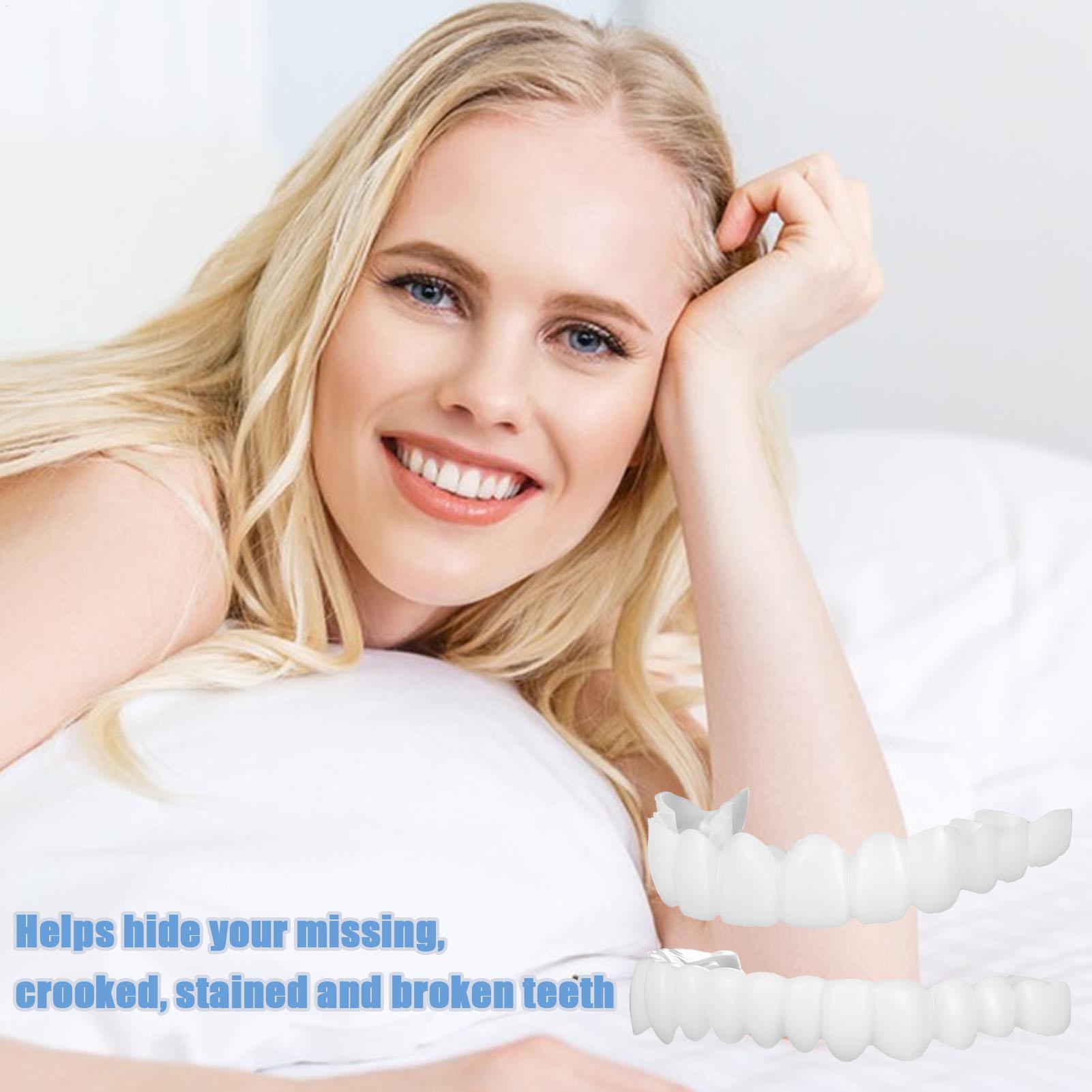 Dental Upper Lower Fake Teeth  - đánh giá và giá Teeth Whitening For Braces