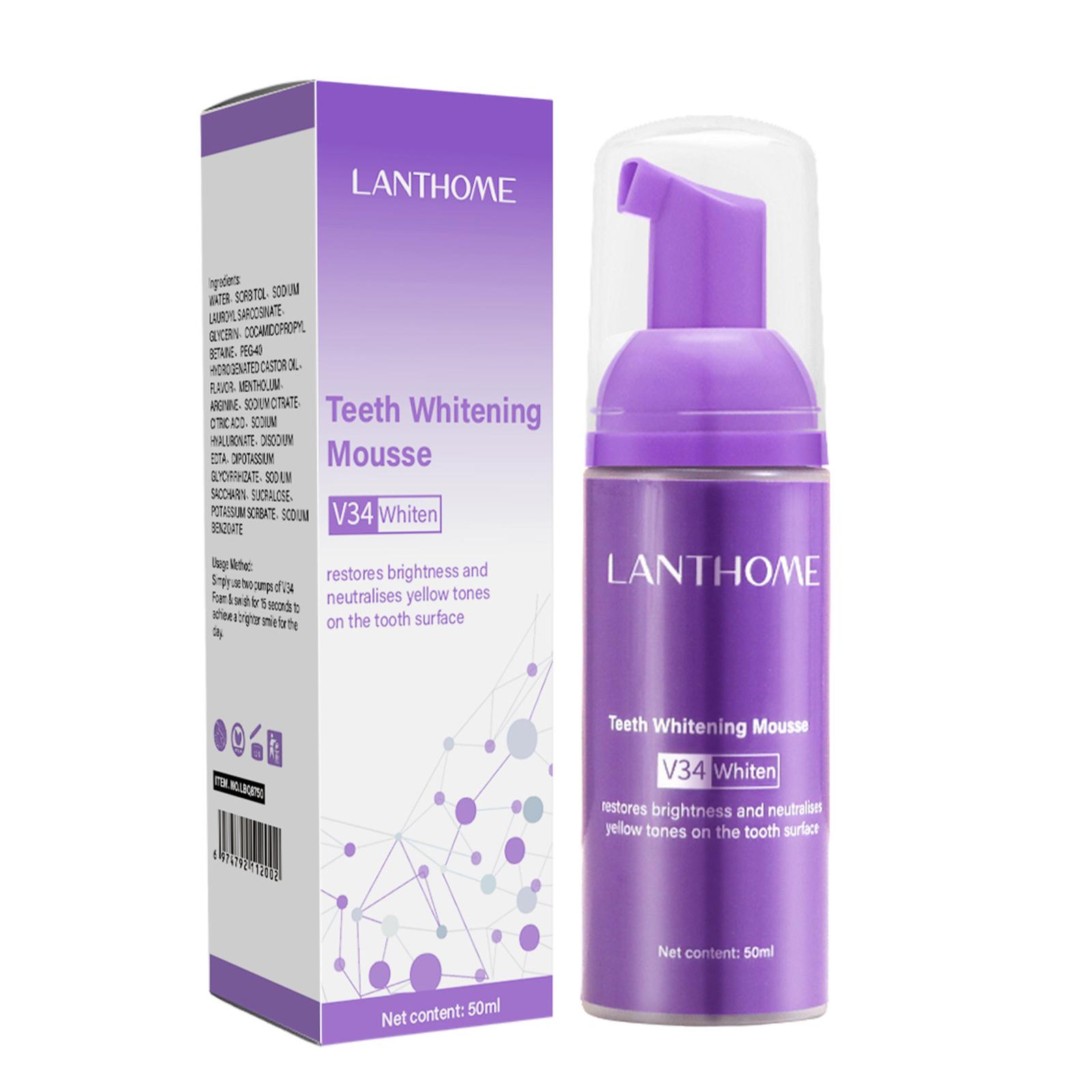 V34 Mousse Teeth Cleaning Toot - đánh giá và giá Teeth Whitening Mousse