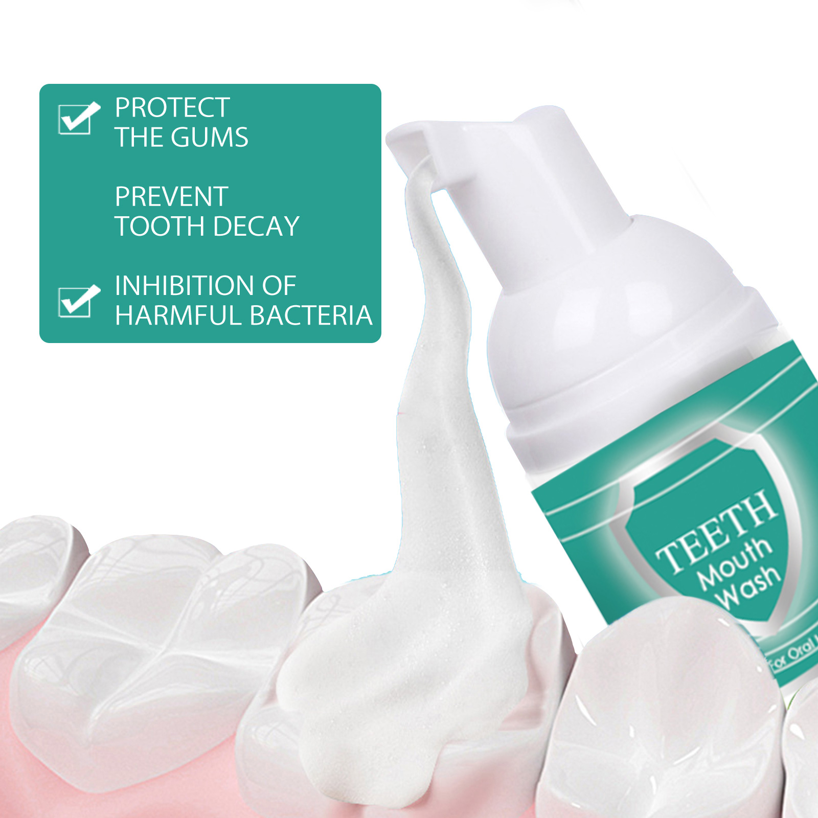 Foaming Toothpaste Mousse - De - đánh giá và giá Teeth Whitening Mousse