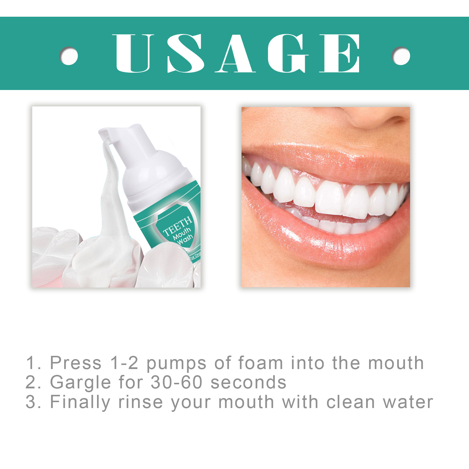 Foaming Toothpaste Mousse - De - đánh giá và giá Teeth Whitening Mousse