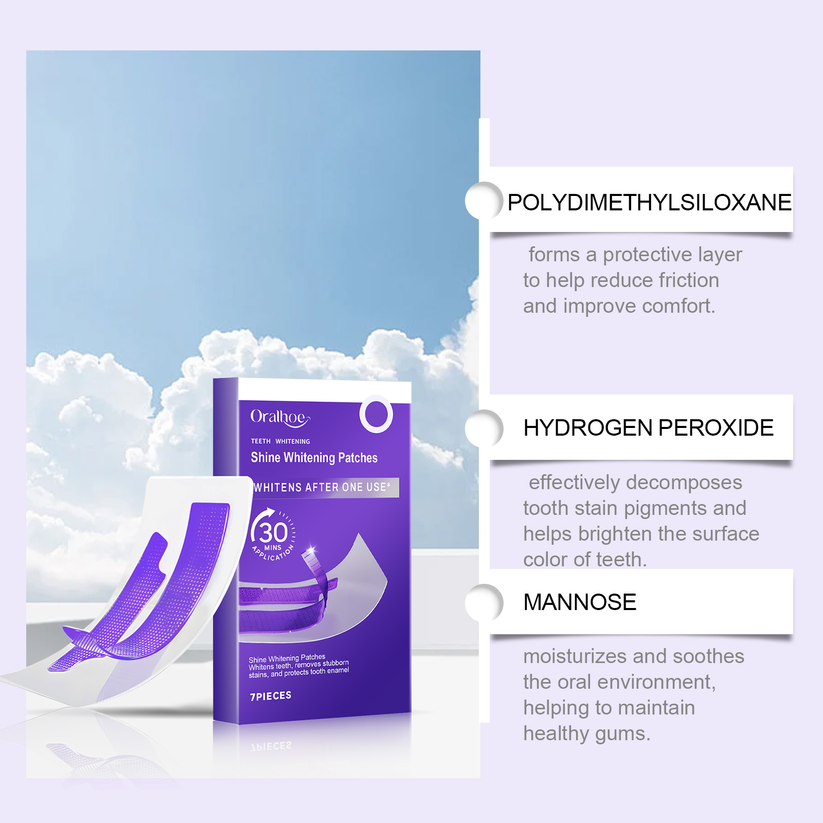 ORALHOE 7PCS/Box Teeth Whiteni - đánh giá và giá Teeth Whitening Quick Results