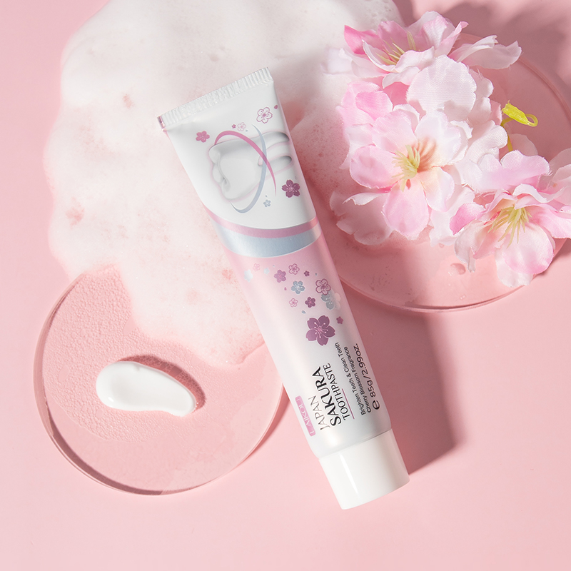 LAIKOU Japan Sakura Toothpaste - đánh giá và giá Teeth Whitening Japan
