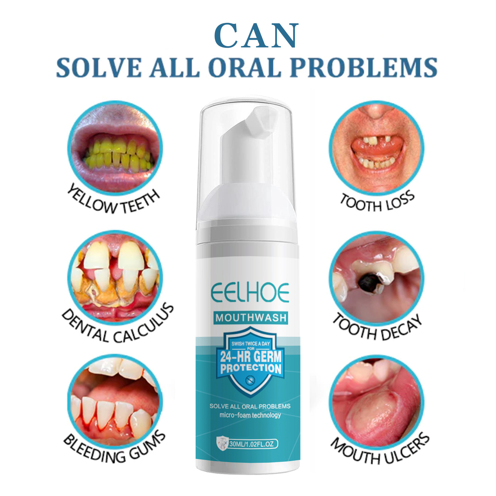 EELHOE Tooth Whitening Cleanin - đánh giá và giá Teeth Whitening Mousse
