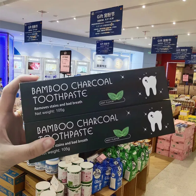 Whitening Toothpaste Bamboo Ch - đánh giá và giá Teeth Whitening Yellow Teeth