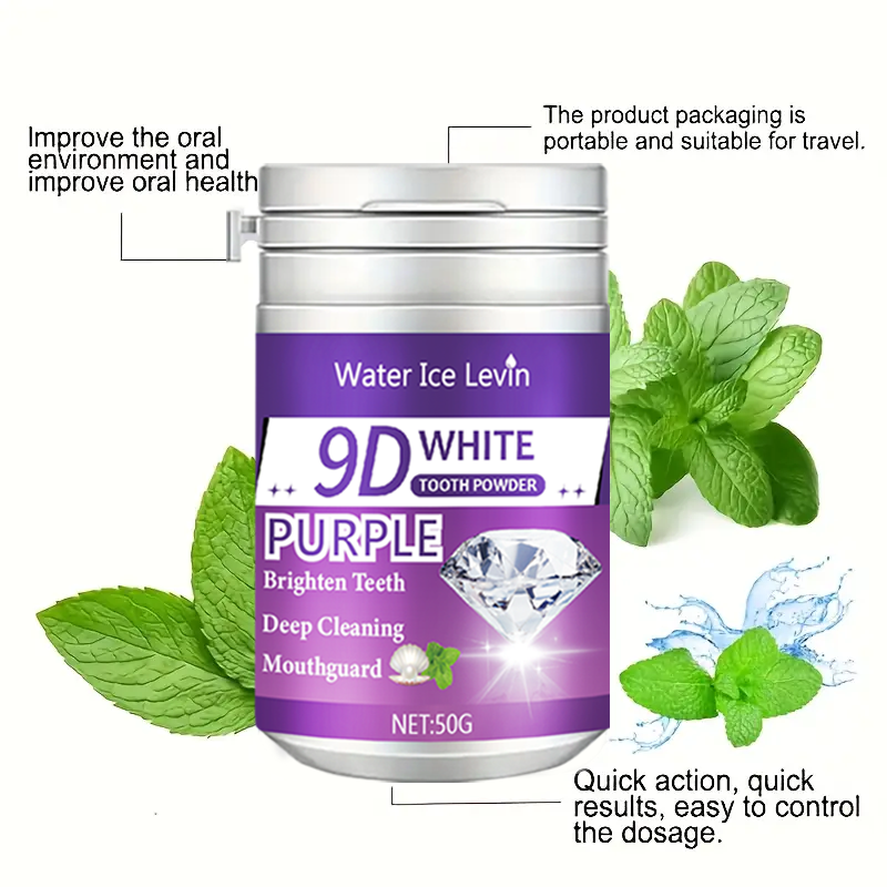 9D White Tooth Powder Brighten - đánh giá và giá Teeth Whitening Quick Results