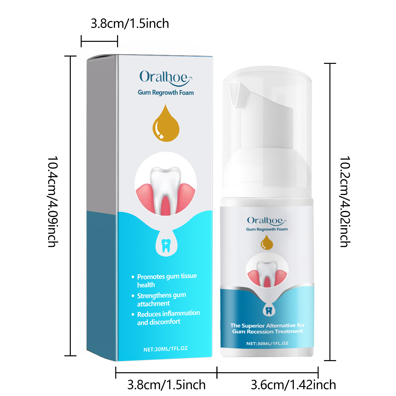Gum Repair Foam Mousse Toothpa - đánh giá và giá Teeth Whitening Mousse