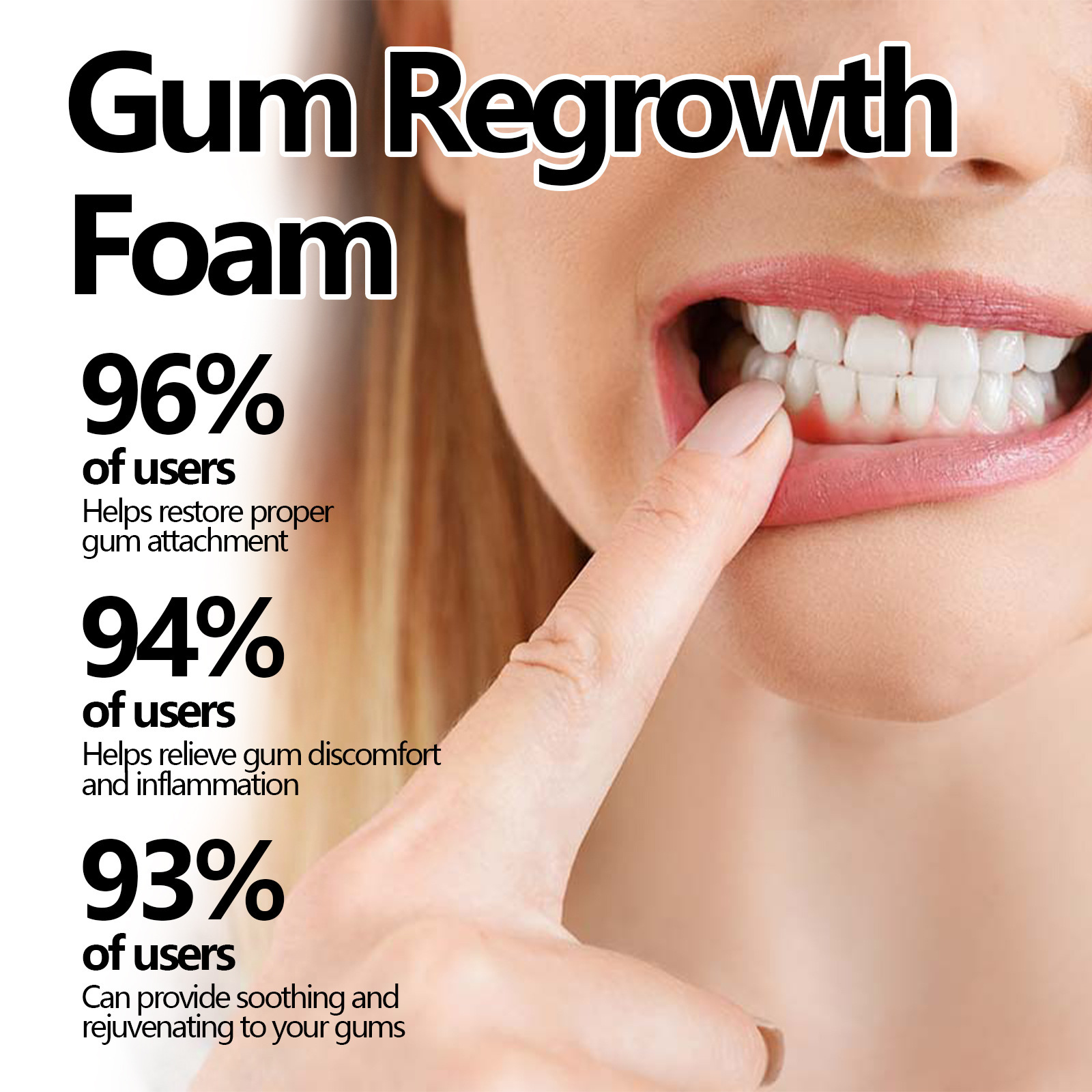 Gum Repair Foam Mousse Toothpa - đánh giá và giá Teeth Whitening Mousse