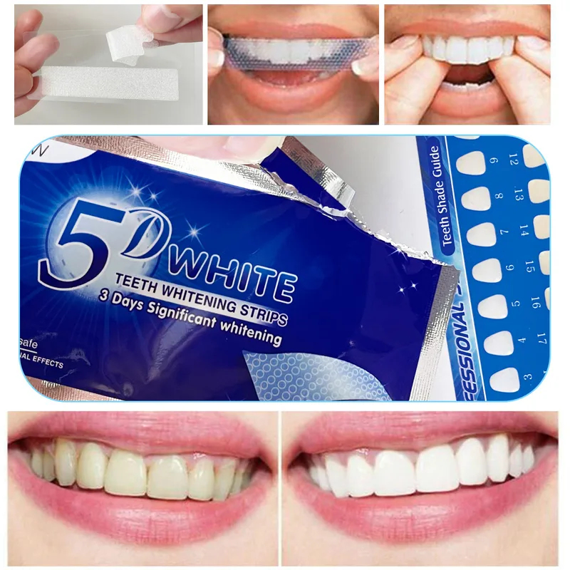 1-12pcs 5D Whitening Teeth Sti - đánh giá và giá Teeth Whitening Yellow Teeth