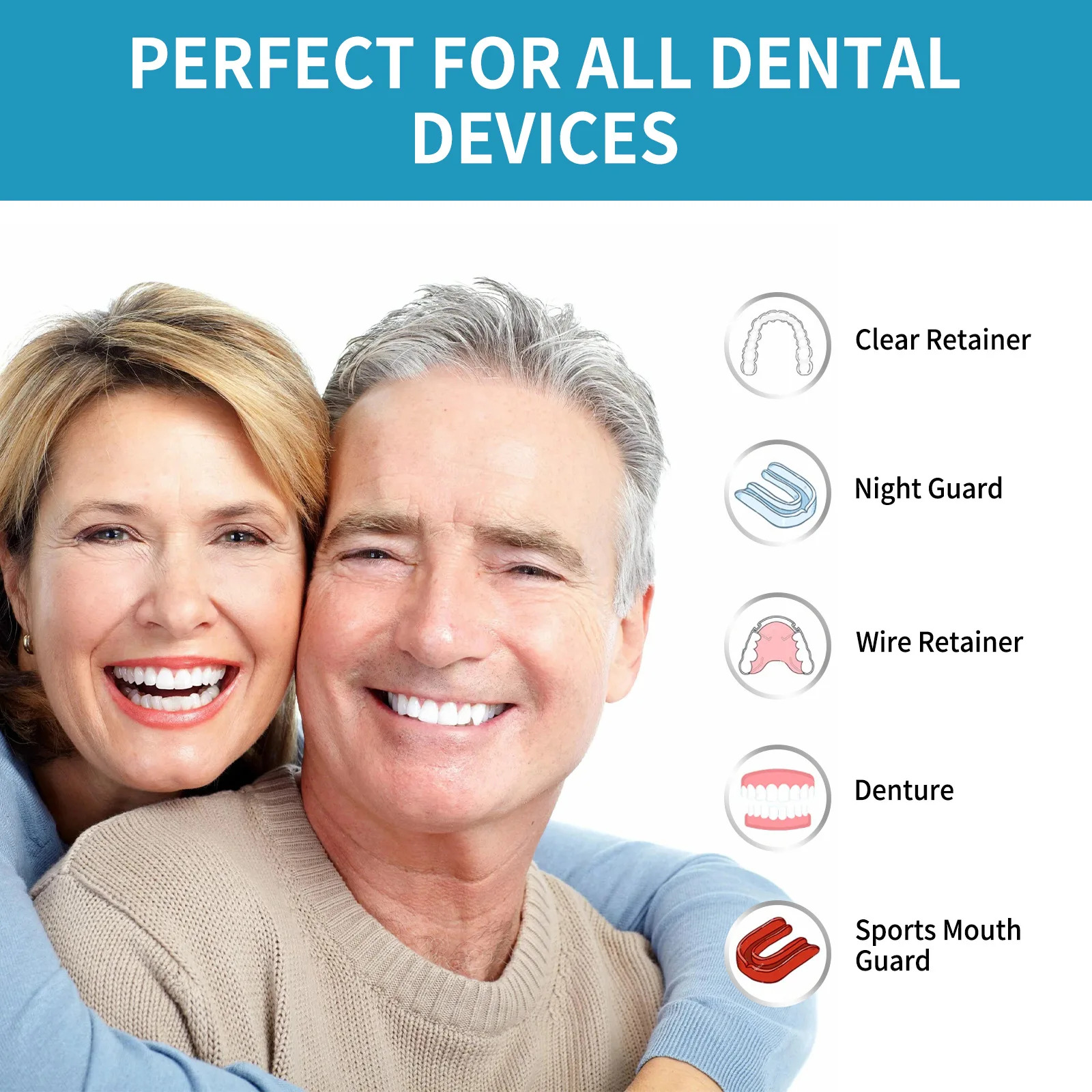 Aligner Denture Cleaner Foam D - đánh giá và giá Teeth Whitening For Braces