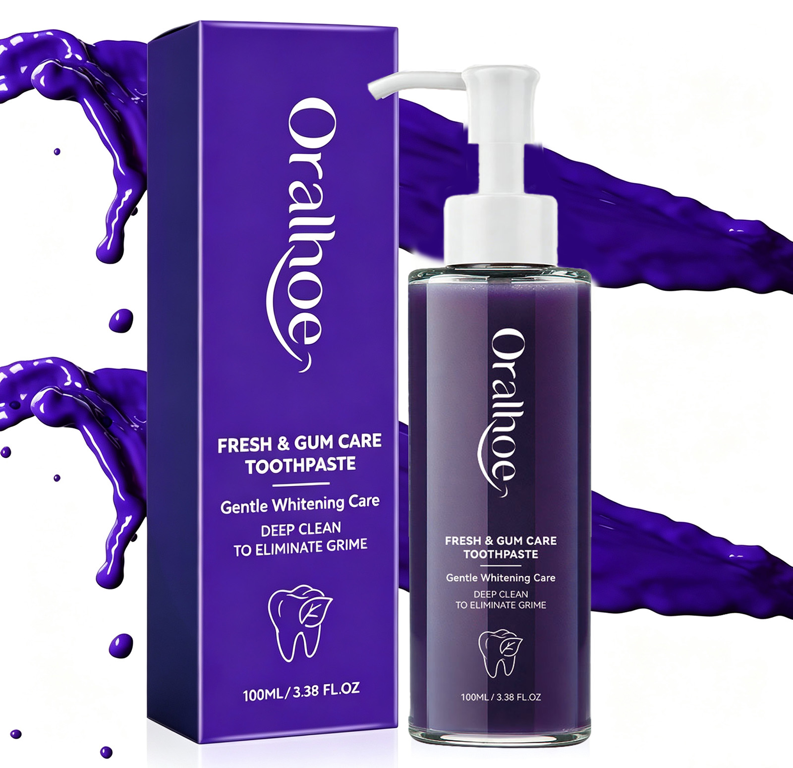 Purple Toothpaste for Teeth Wh - đánh giá và giá Teeth Whitening Mousse