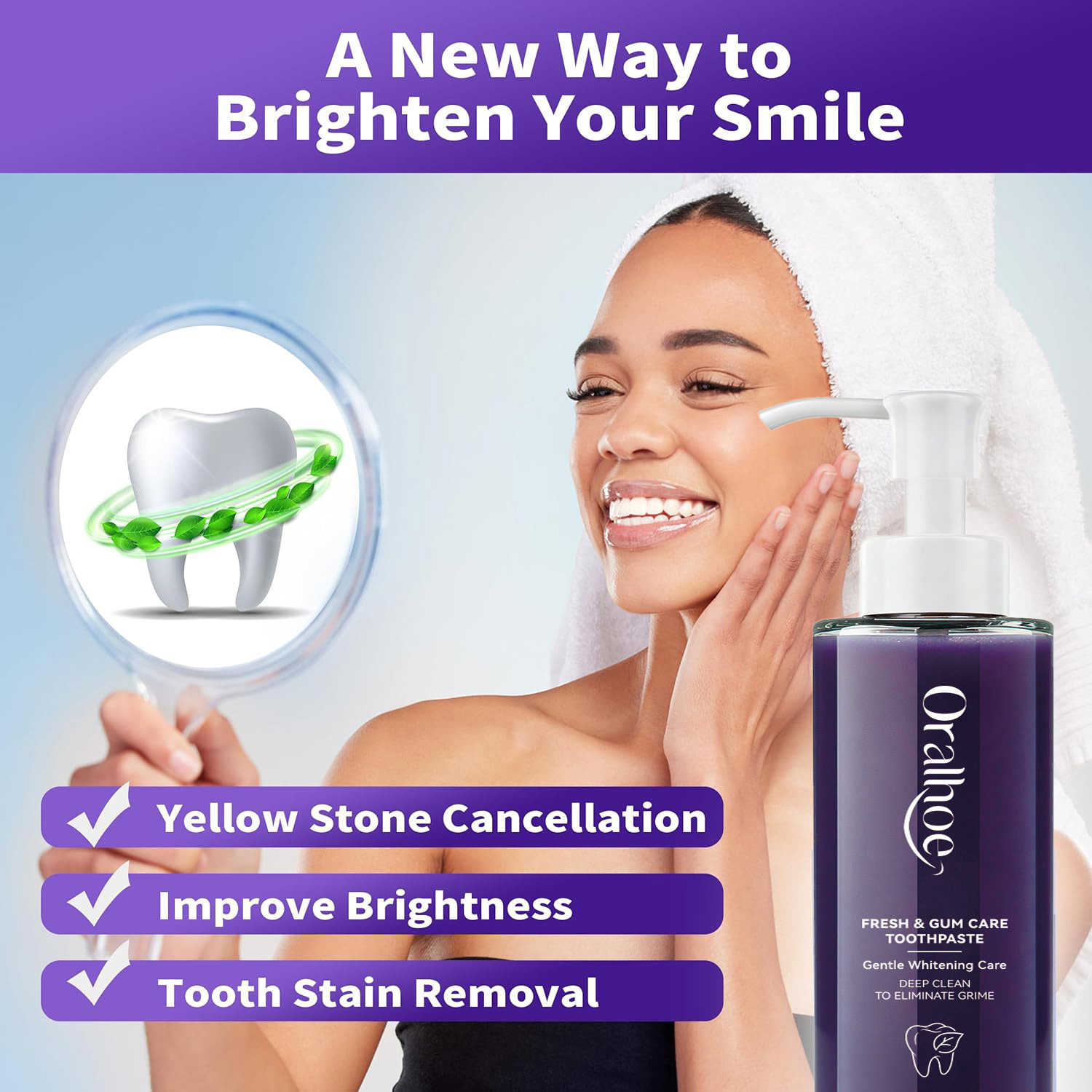 Purple Toothpaste for Teeth Wh - đánh giá và giá Teeth Whitening Mousse