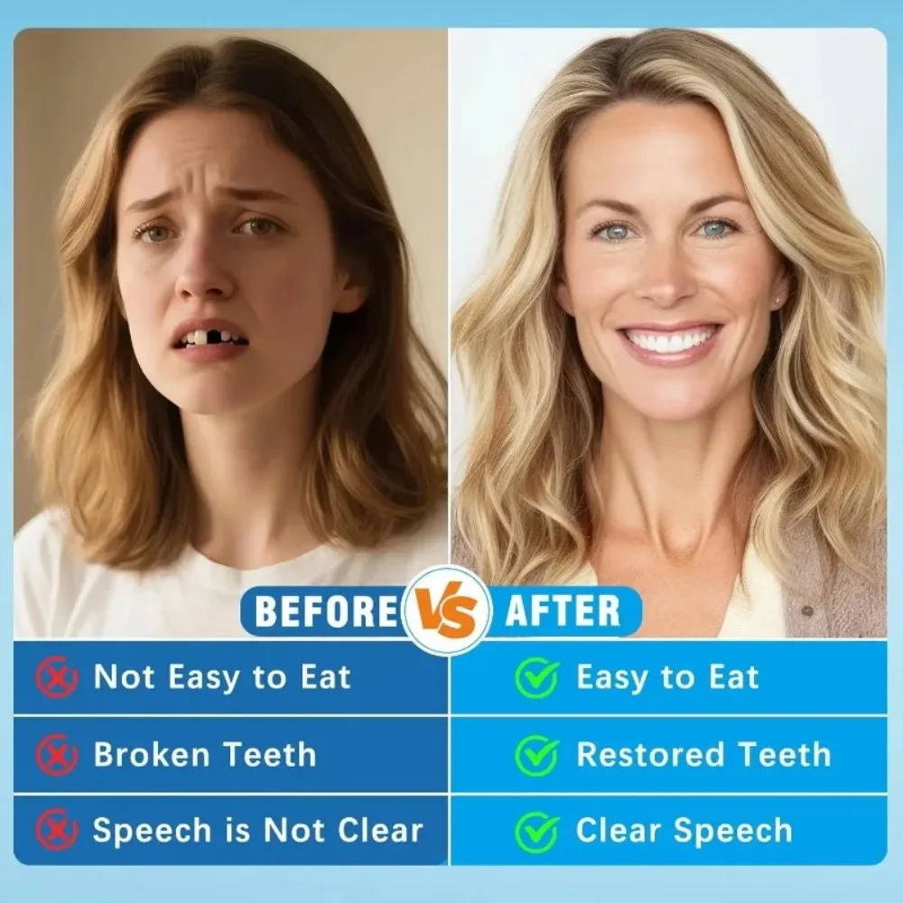 Full Set Dentures Fake Teeth B - đánh giá và giá Teeth Whitening For Braces