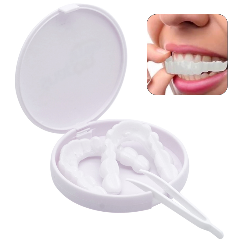 Denture Fake Teeth Kit Whiteni - đánh giá và giá Teeth Whitening For Braces