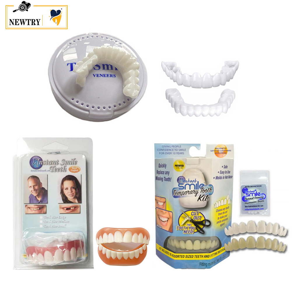 5Pcs Upper Lower Fake Tooth Ve - đánh giá và giá Teeth Whitening For Braces