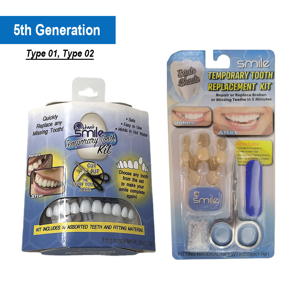 5Pcs Upper Lower Fake Tooth Ve - đánh giá và giá Teeth Whitening For Braces