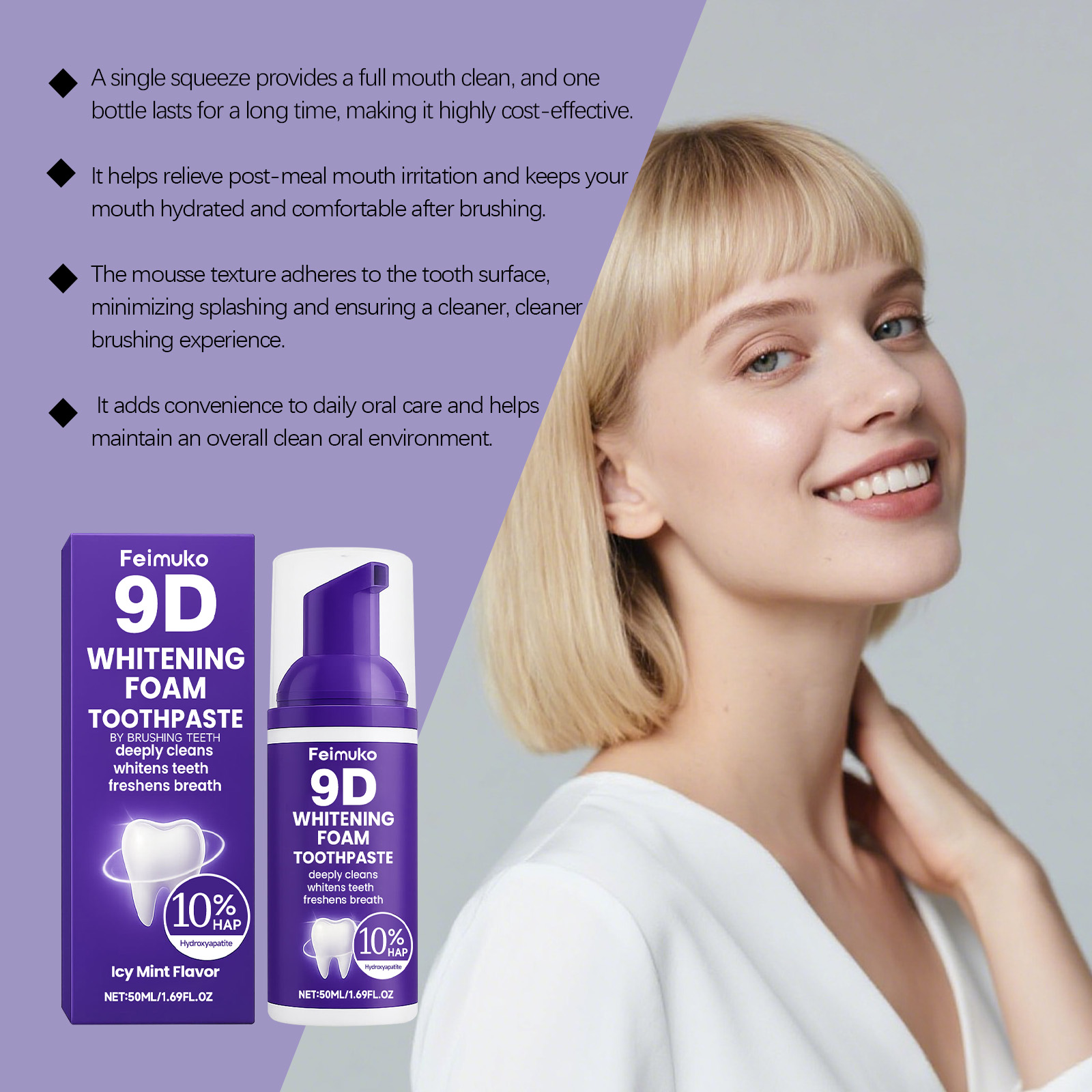 Whitening Teeth Mousse Teeth R - đánh giá và giá Teeth Whitening Mousse