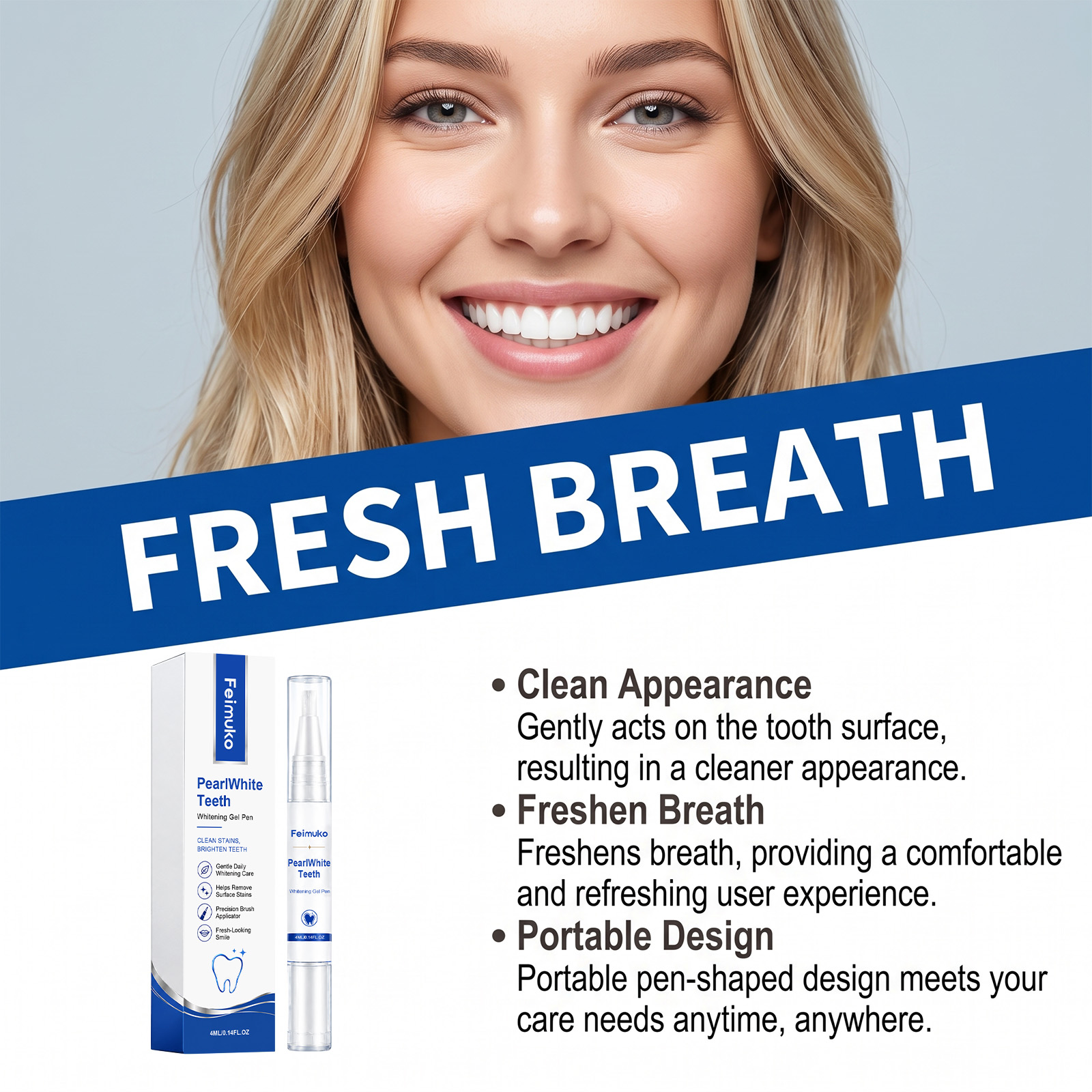 Portable Teeth Whitening Gel P - đánh giá và giá Teeth Whitening Q&M