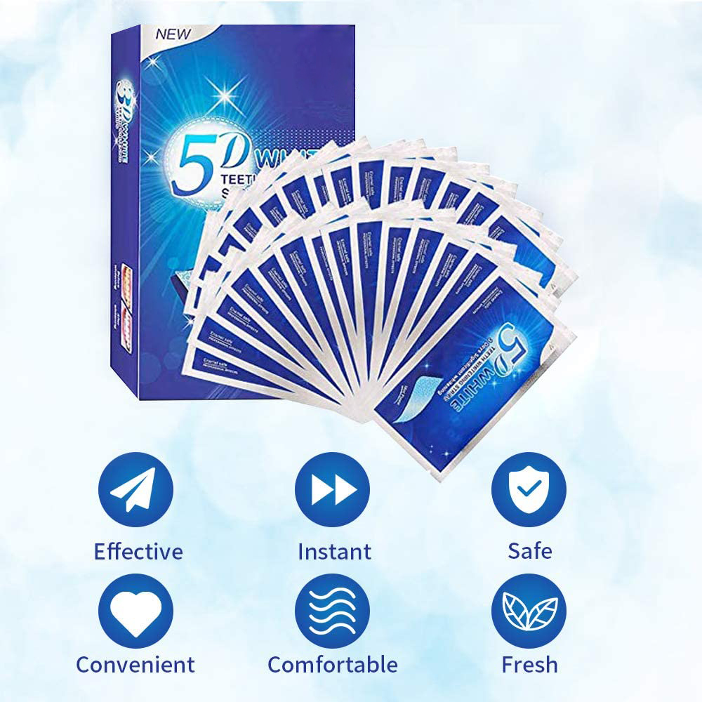 5D White Teeth Whitening Strip - đánh giá và giá Teeth Whitening Q&M