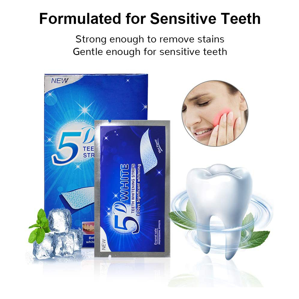 5D White Teeth Whitening Strip - đánh giá và giá Teeth Whitening Q&M